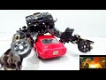 Transformers DOTM Ironhide and Sideswipe vs The Dreads stop motion