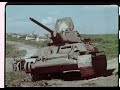 German Advances Through Soviet Union | WW2 Color Footage
