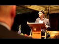 1st Minute of Joshua Foer reading at De Rode Hoed in Amsterdam (Aug 31st 2011)