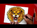 How To Draw A Realistic Lion