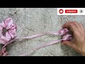 💥💋DIY SCRUNCHIE/Nuevo Diseño de Scrunchie de satin / Scrunchie con Tulipanes/ Laço de Cabelo