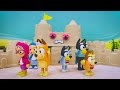 BLUEY & BINGO Funny Beach Vacation ☀️ Sandcastles, Swimming & Safety Rules | Pretend Play Kids Video