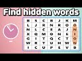 find hidden words 👀 3 hidden words 💖 word puzzle #quiz