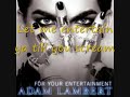 For your Entertainment Adam Lambert lyrics