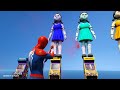 GTA 5 Epic Ragdolls | Spiderman and Super Heroes Jumps/fails Episode 194 (Euphoria Physics)