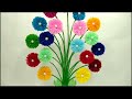 GULDASTA CRAFT IDEAS/PLASTIC BOTTLE FLOWER VASE/GULDASTA BANANE KA TARIKA /WOOL