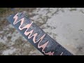 Making A Knife From Copper And Bandsaw Blades