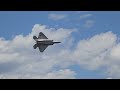 F-22 Demo Team at MCAS Cherry Point Full Length and Unedited! 4k at 60 fps