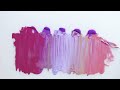 COLOR MIXING / PRIMARY COLOR / 5 PURPLE COLORS