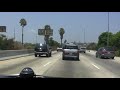 Heavy Traffic Goes Through Downtown Los Angeles