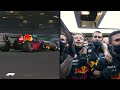Red Bull Garage Watches Dramatic Final Lap | 2021 Abu Dhabi Grand Prix