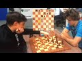 Daniil Dubov 2707 ; Magnus Carlsen 2830.FIDE World Blitz Chess.