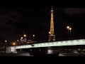 Cảnh đẹp buổi tối dòng sông Seine nước pháp