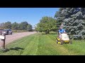 How I have to mow the ditch in front of my house.
