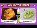 Would You Rather...? 🍕 Gold vs Green 🥗 | Food Edition