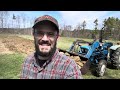 Preparing a Potato Plot with a Ford 1700 Tractor and John Deere Single Bottom Plow