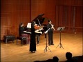 Loeffler Two Rhapsodies for Oboe,Viola and Piano  I  L'Etang