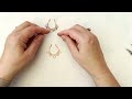 Beginner Wire Wrapping Tutorial - How To Make Boho Style Earrings With Copper Wire