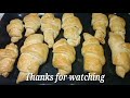 Croissant Recipe Without Oven|How To Make Croissant At home Step by Step|Easy Bread Croissant Recipe