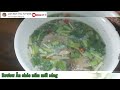 Review Ăn cháo nấm mối sáng