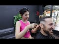 Vietnam Barber Princess Takes It ALL OFF! (Hair Makeover)