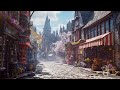 Hogsmeade in Spring w/ 2 hours Harry Potter Music | ambience, music, mindfulness, relax, study