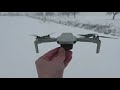 Chasing snow with DJI Mini 2 [0°C]