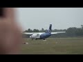 Blue Island ATR-72 Landing Groningen Airport Eelde