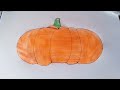 how to draw a pumpkin with Circle, very easy