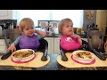 Twins try beef lo mein