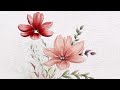 Adobe Illustrator Painting - How to Paint with Vector Watercolor Brushes Flowers and Branches