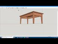 98 - Learn SketchUp in 20 Minutes - Complete Sketch Up Tutorial of a Coffee Table