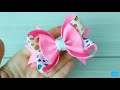 Hair Bow Tutorial / Bow out of Ribbon / How to Make Bows with Ribbon / #1 tutorial