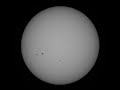 Sun on 2024-07-08, monochrome camera with SC filter, a bit darker