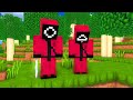 Monster School : Squid Game Doll Angel and Devil With Baby Zombie  - Minecraft Animation