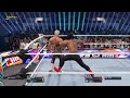Roman Reigns and Paul Heyman Manager vs Cody Rhodes and Randy Orton Manager WWE 2K24 Summerslam