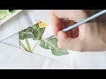 Realistic Botanical Watercolor Painting 