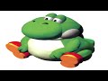 Yoshi's voice but pitched down so he sounds like a grown man