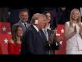 Donald Trump returns to the Republican Convention floor on second day | AFP