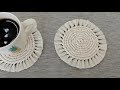 DIY como hacer POSAVASOS en MACRAME (paso a paso) | DIY Macrame Coasters