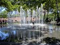 Children playing with the fountain (Battery Park NYC)
