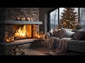 Christmas Jazz Fireplace | Calming Jazz Christmas Music