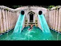 100 Days Building A Huge Underground Tunnel House With Water Slide Swimming Pool