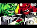 Spiderman fights Red Hulk