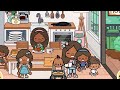 Big Family AESTHETIC MOVING DAY! 🏡 || *WITH VOICE* || Toca Life World Roleplay