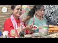 Very delicious foods sale review inside Neak Loeung market | Cambodia market style