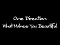 洋楽　和訳 One Direction - What Makes You Beautiful