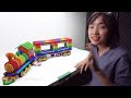 DIY - How To Make Aquarium Tank Train From Magnetic Balls ( satisfying ) | Magnet World Series