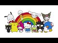 Sanrio Characters Coloring Pages | Hello Kitty, Kuromi, My Melody, Pompompurin, Cinnamoroll, Keroppi
