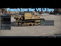 French low tier VS lil bro  #warthunder